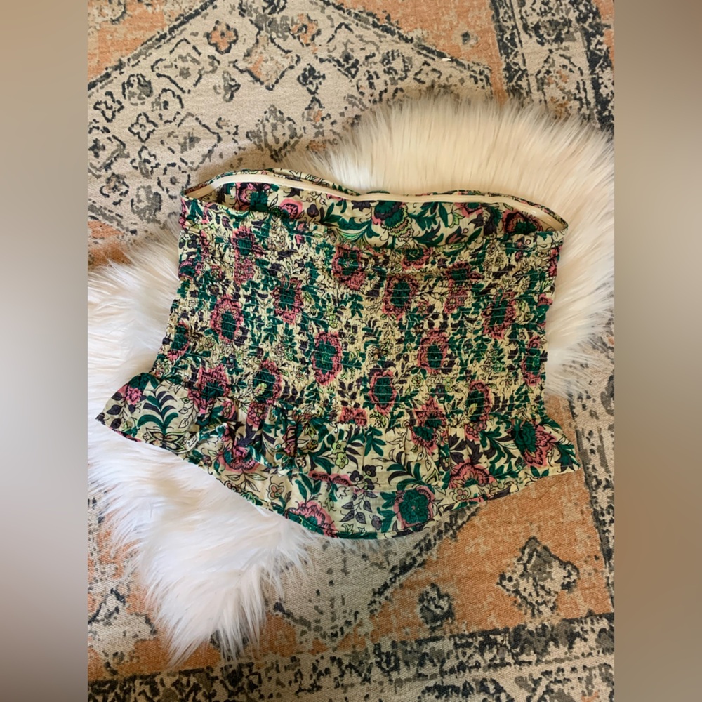 Free People One More Time Floral Tube Top - Picture 8 of 13